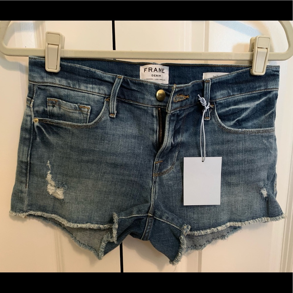 Denim shorts